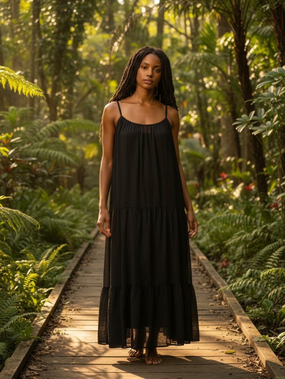 Silk Blend Maxi Dress Withchy Whimsigoth Size S Fully Lined Tiered